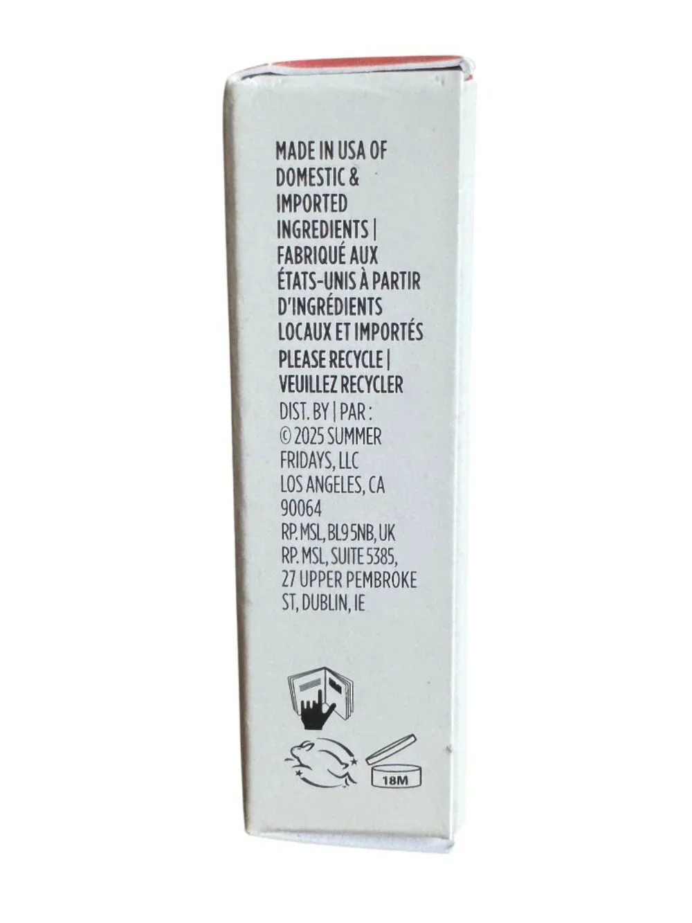 Summer Fridays Blush Butter Balm Toasted Terracotta New in Box 0.08 oz